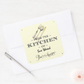Stilvolle Sticker für Geschenke aus Ihrer Küche (Umschlag)