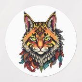 Stilvolle Stickereien Etiketten (Design 2)