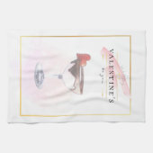 Stilvolle Stift Kunst, Dichtung und Musik Geschirrtuch (Horizontal)