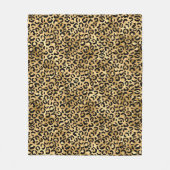 Stilvolle Stilelemente aus schwarzem und goldfarbe Fleecedecke (Vorderseite)