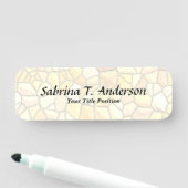 Stilvolle Stone Wall Elegante Schrift Moderne Namensschild (Beispiel)