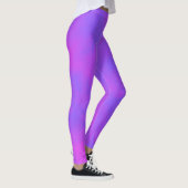 Stilvolle Storm Cloud-Effekt Blau Pink Leggings (Rechts)