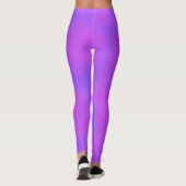 Stilvolle Storm Cloud-Effekt Blau Pink Leggings (Rückseite)