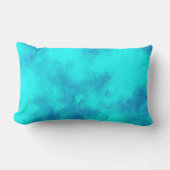 Stilvolle Storm Cloud-Effekt Muster Blue & Navy Lendenkissen (Vorderseite)