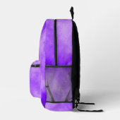 Stilvolle Storm Cloud-Effekt Muster Blueberry Bedruckter Rucksack (Rechts)