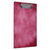 Stilvolle Storm Cloud-Effekt Muster Burgundy Blush Klemmbrett (Rechts)