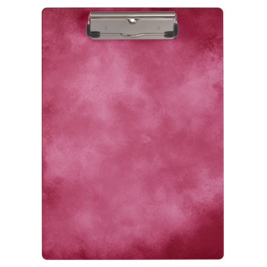 Stilvolle Storm Cloud-Effekt Muster Burgundy Blush Klemmbrett (Vorderseite)
