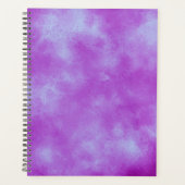 Stilvolle Storm Cloud-Effekt-Muster Lila Blue Planer (Vorderseite)