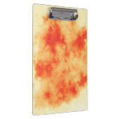 Stilvolle Storm Cloud-Effekt-Muster Orange Klemmbrett (Rechts)