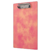 Stilvolle Storm Cloud-Effekt-Muster Peach Klemmbrett (Links)