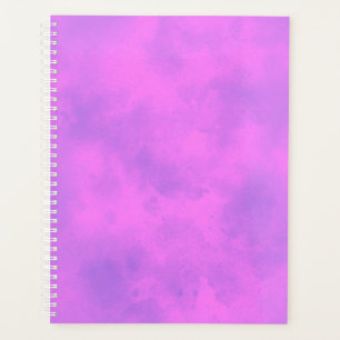 Stilvolle Storm Cloud-Effekt-Muster Pink lila Planer