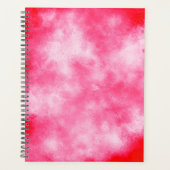 Stilvolle Storm Cloud-Effekt-Muster Pink Planer (Vorderseite)