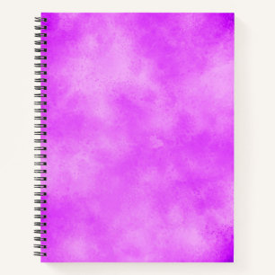 Stilvolle Storm Cloud-Effekt Muster pinky lila , Notizblock