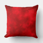 Stilvolle Storm Cloud-Effekt Muster Red Black Kissen (Vorderseite)