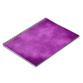 Stilvolle Storm Cloud-Effekt-Muster violett Notizblock (Linke Seite)