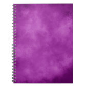 Stilvolle Storm Cloud-Effekt-Muster violett Notizblock (Vorderseite)
