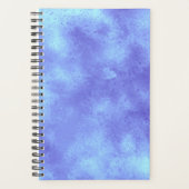 Stilvolle Storm-Wolke-Effekt-Muster blau Planer (Vorderseite)