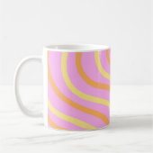 Stilvolle Streifen Kaffeetasse (Links)