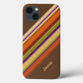 Stilvolle Stripes Case-Mate iPhone Case (Rückseite)