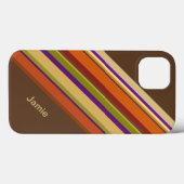 Stilvolle Stripes Case-Mate iPhone Case (Rückseite (Horizontal))