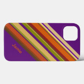Stilvolle Stripes Case-Mate iPhone Case (Rückseite (Horizontal))