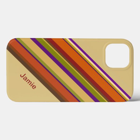 Stilvolle Stripes Case-Mate iPhone Case (Rückseite (Horizontal))