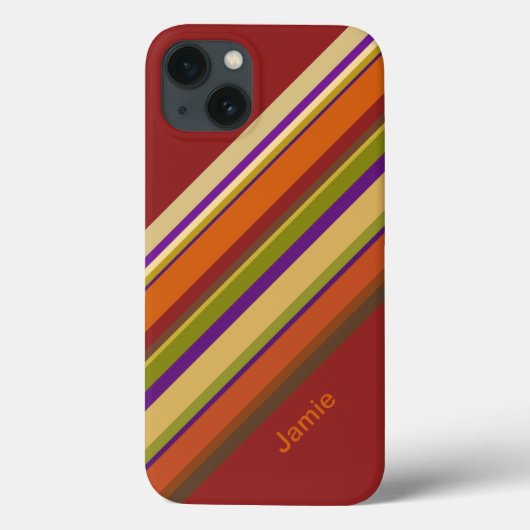 Stilvolle Stripes Case-Mate iPhone Case (Rückseite)