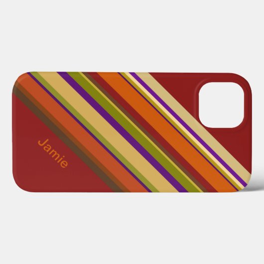 Stilvolle Stripes Case-Mate iPhone Case (Rückseite (Horizontal))