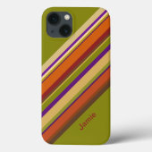 Stilvolle Stripes Case-Mate iPhone Case (Rückseite)