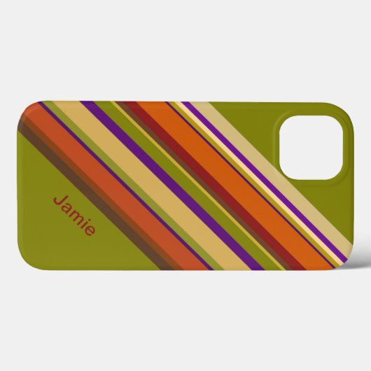 Stilvolle Stripes Case-Mate iPhone Case (Rückseite (Horizontal))