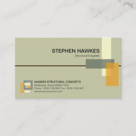 Stilvolle strukturelle Gebäude-Säulen-Technik Visitenkarte