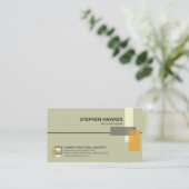 Stilvolle strukturelle Gebäude-Säulen-Technik Visitenkarte (Stehend Vorderseite)