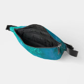 Stilvolle Sturmwolke-Effekt Grün Bauchtasche (Offen)