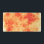 Stilvolle Sturmwolke-Effekt Orange Schreibtischunterlage<br><div class="desc">Ein einfaches Muster, das durch Schichten gesprenkelter Punkte geschaffen wurde, die sich überschneiden und eine Reihe von Patches bilden, die Sturmwolken ähneln. Diese abstrakte Kulisse wäre das perfekte Geschenk für einen geliebten Menschen, um einen Bürobereich zu personalisieren, entweder auf Zuhause oder am Arbeitsplatz, um einen neuen Job zu feiern, Ihren...</div>