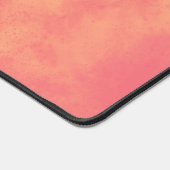 Stilvolle Sturmwolke-Effekt Peach Orange Schreibtischunterlage (Ecke)