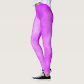 Stilvolle Sturmwolke-Effekt Pinky Lila Leggings (Links)