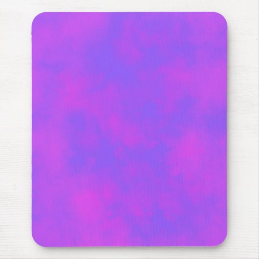 Stilvolle Sturmwolke-Effekt Rosa Blau Mousepad (Vorne)