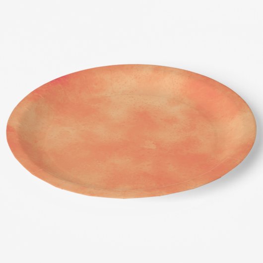 Stilvolle Sturmwolke-Effekt Tropisch Pappteller (Schrägansicht)