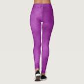 Stilvolle Sturmwolke-Effekt Violet Leggings (Rückseite)