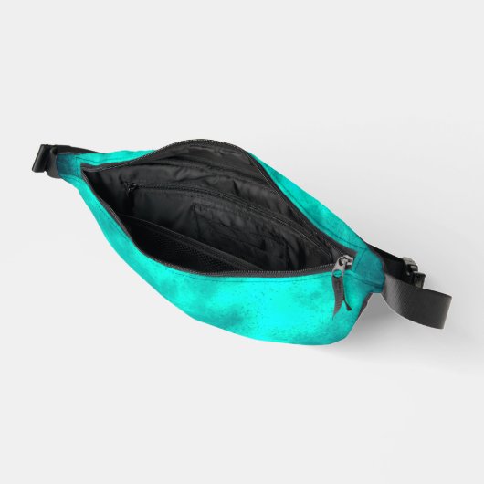 Stilvolle Sturmwolke in Grün Bauchtasche (Offen)