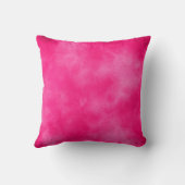 Stilvolle Sturmwolke Muster Magenta Kissen (Rückseite)