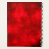 Stilvolle Sturmwolke-Muster rot Planer (Rückseite)