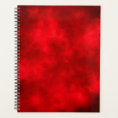 Stilvolle Sturmwolke-Muster rot Planer (Vorderseite)