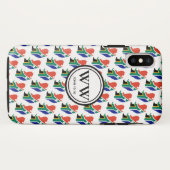 Stilvolle SÜDAFRIKA Monogram Abundant Life Case-Mate iPhone Hülle (Rückseite (Horizontal))