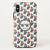 Stilvolle SÜDAFRIKA Monogram Abundant Life Case-Mate iPhone Hülle (Rückseite)