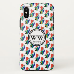 Stilvolle SÜDAFRIKA Monogram Abundant Life Case-Mate iPhone Hülle