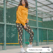 Stilvolle Sugar Skull Lässige Sportyoga Capri Leggings