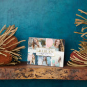 Stilvolle Tag Abschluss Foto Geschenk Desktop Plaq Fotoplatte (Seite)