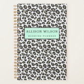 Stilvolle Tan Leopard Print Planer (Vorderseite)