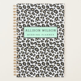 Stilvolle Tan Leopard Print Planer